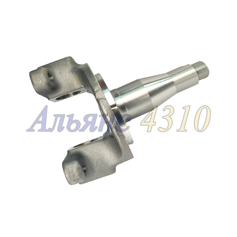 Кулак поворотный с втулками шкворня правый в сборе - ЗАВОД